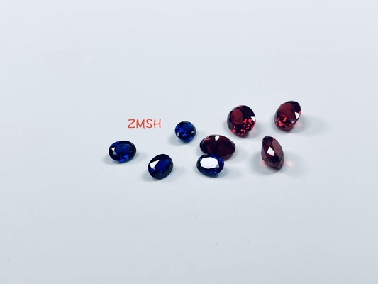Królewski niebieski syntetyczny kamień szlachetny Rubinowe szafirowe klejnoty