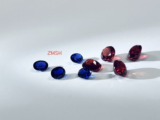 Królewski niebieski syntetyczny kamień szlachetny Rubinowe szafirowe klejnoty